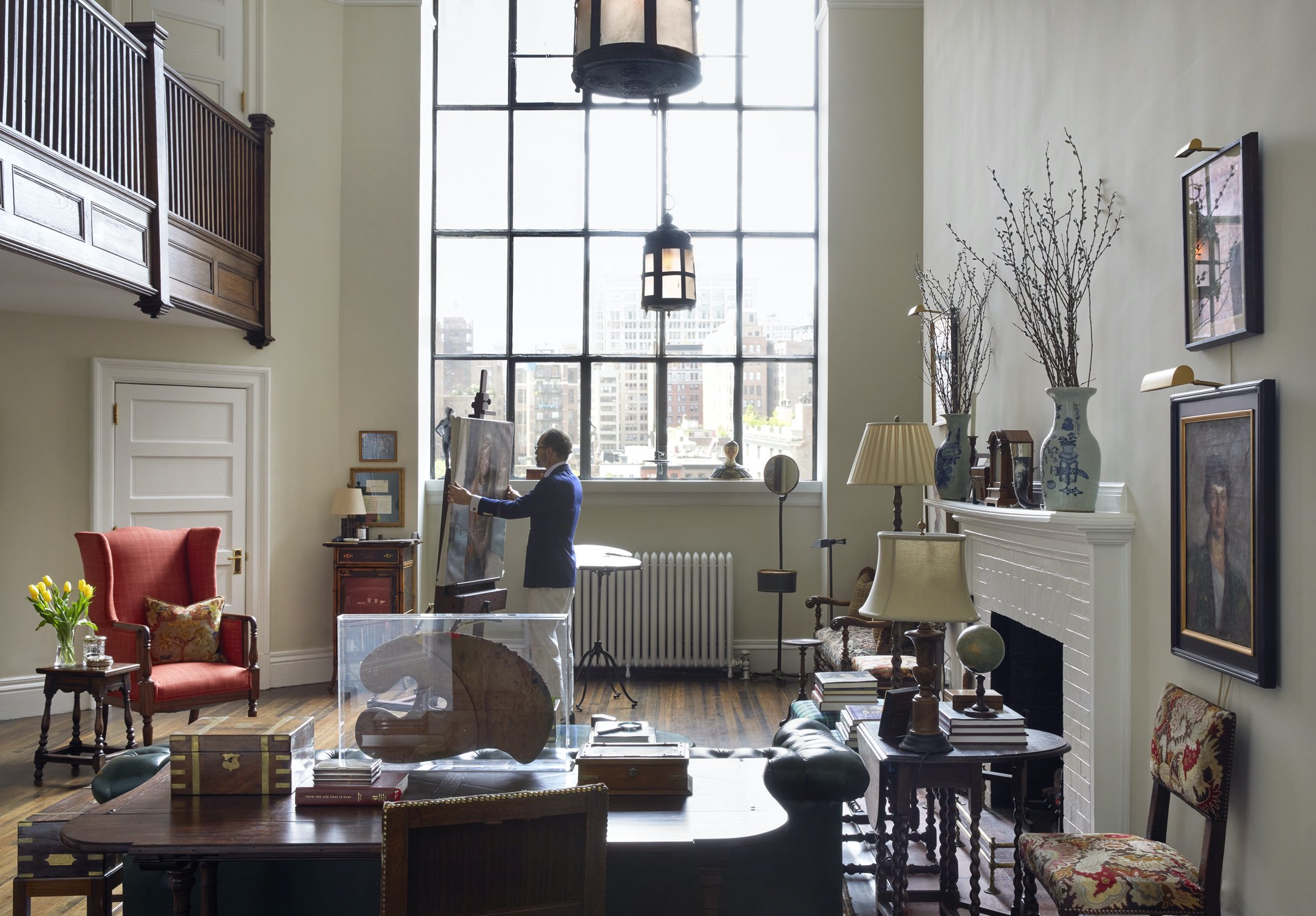 Michael Shane Neal's studio interior